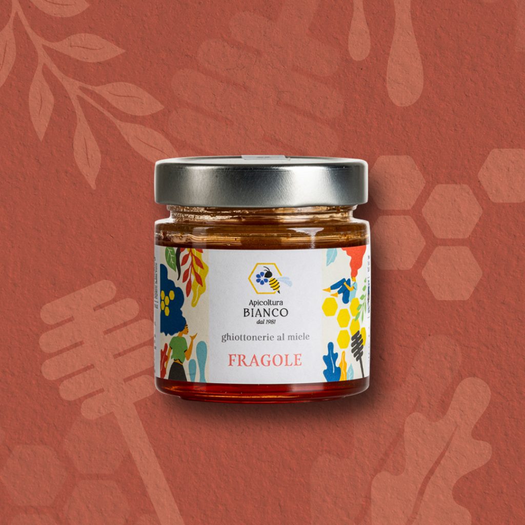 packaging restyling per miele e fragole