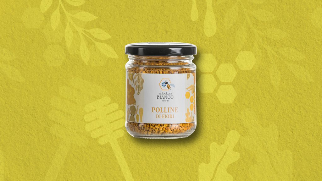 packaging restyling per polline in vasetto