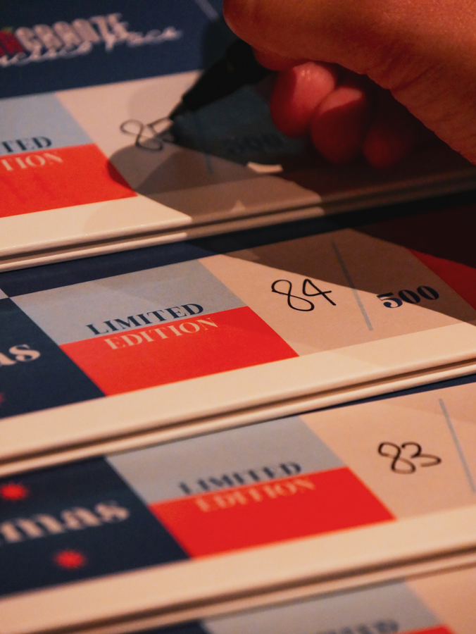 numerazione sul packaging del panettone limited edition